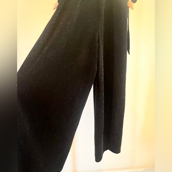 Calvin Klein Black Sparkly Jumpsuit with Pockets, Size 4 - Picture 7 of 7